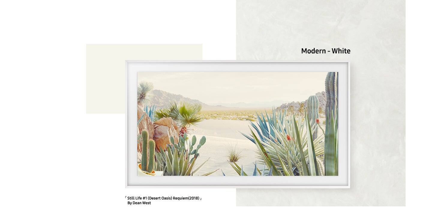 Alt View 19. Samsung - 65” The Frame Customizable Bezel - Modern Brown.