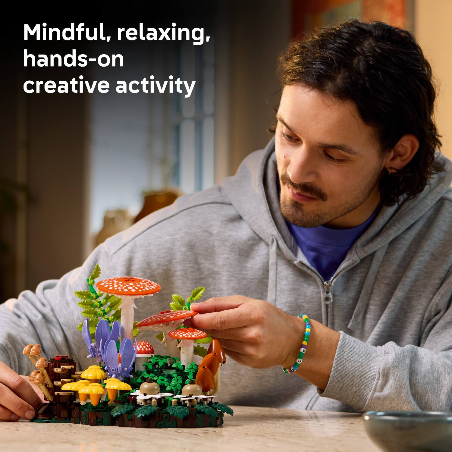 Mindful, relaxing, hands-on creative activity