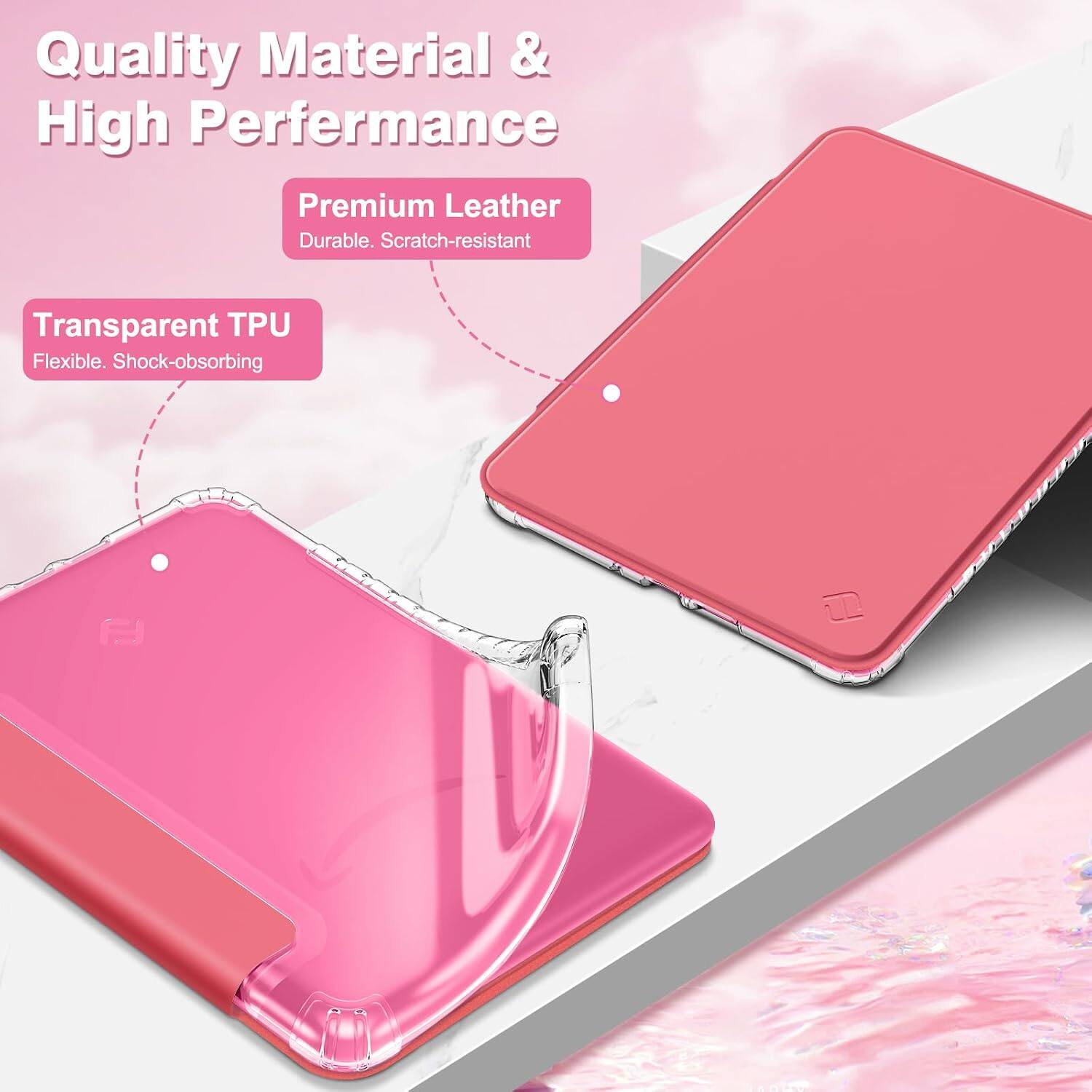 Quality Material & High Performance

Premium Leather
Durable. Scratch-resistant

Transparent TPU
Flexible. Shock-absorbing