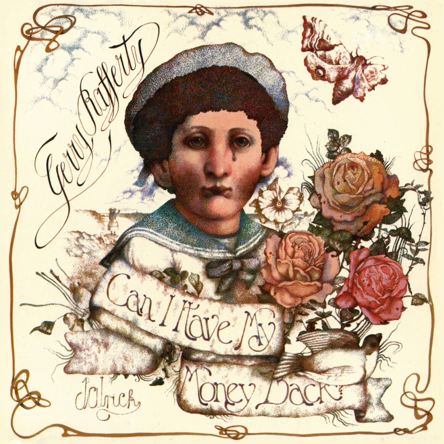 Sure, here is the corrected and grouped text from the image:

- Gerry O'Gafferty
- Can I Have My Money Back?
- Signed: John