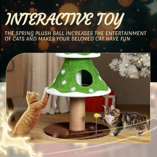 INTERACTIVE TOY  
THE SPRING PLUSH BALL INCREASES THE ENTERTAINMENT OF CATS AND MAKES YOUR BELOVED CAT HAVE FUN