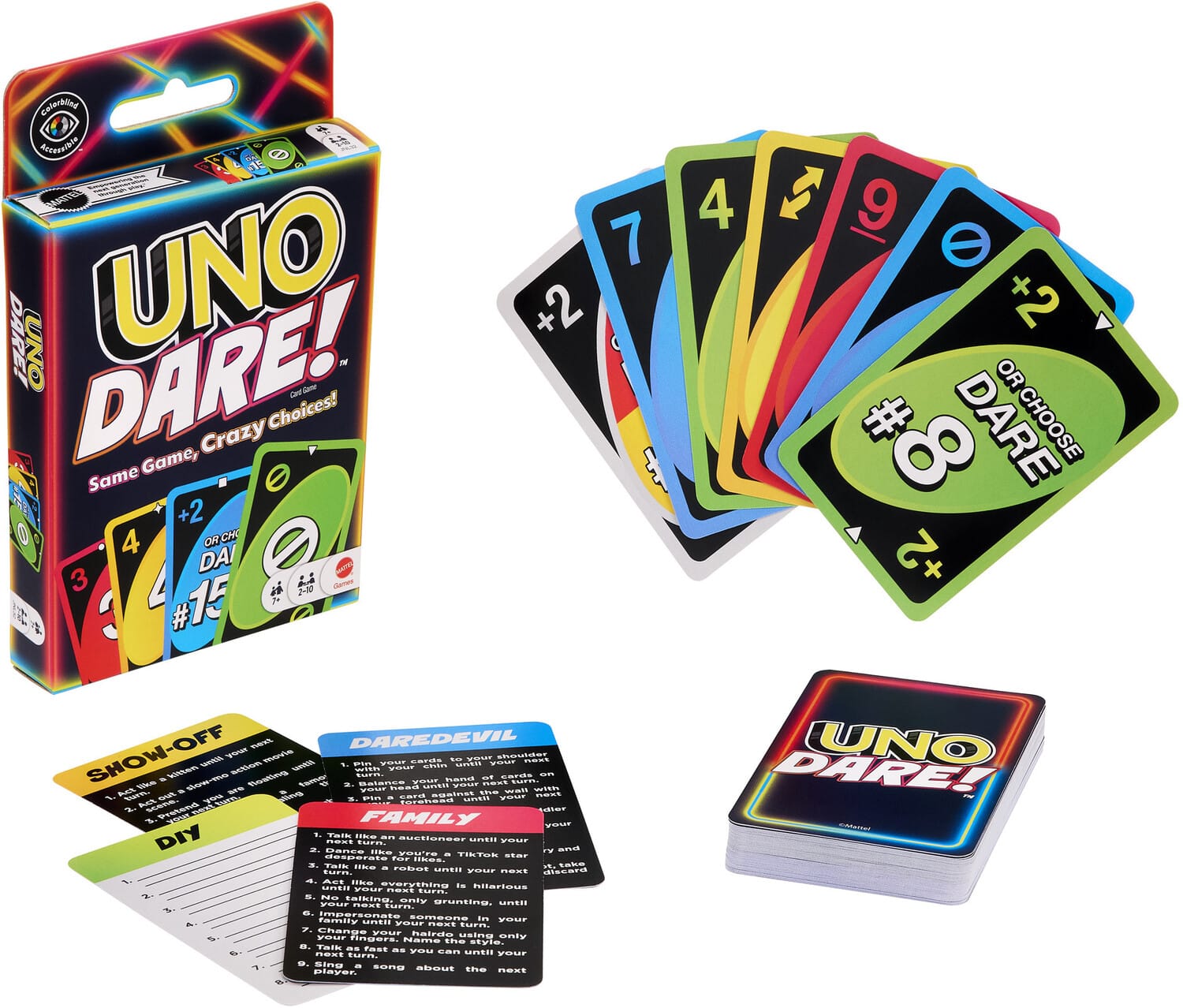 Mattel - UNO Dare - GAMES (MISC) - Multicolor price history on PriceWatchPro