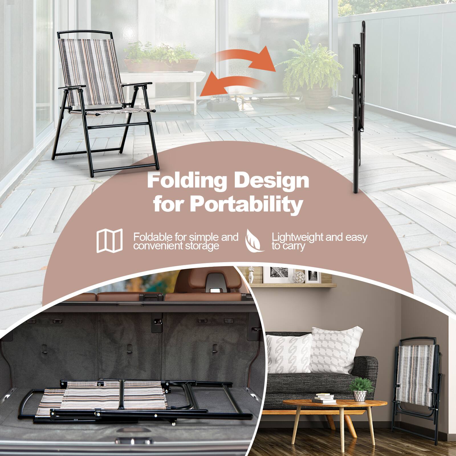 Folding Design for Portability: Foldable for simple and convenient storage, lightweight and easy to carry.