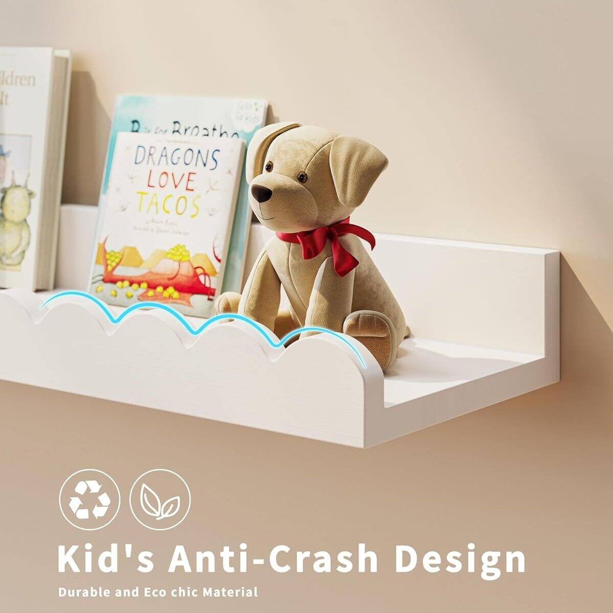 Kid's Anti-Crash Design  
Durable and Eco chic Material