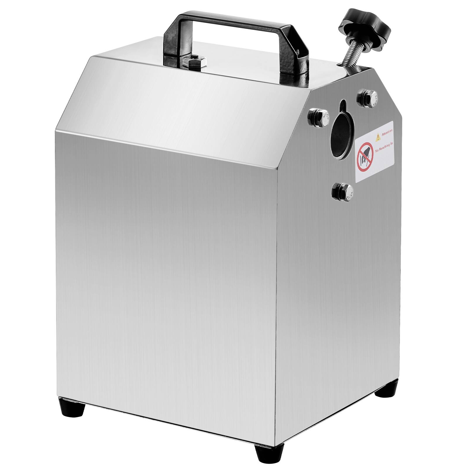 The text on the image reads:

"Attention
Do not touch the lid"