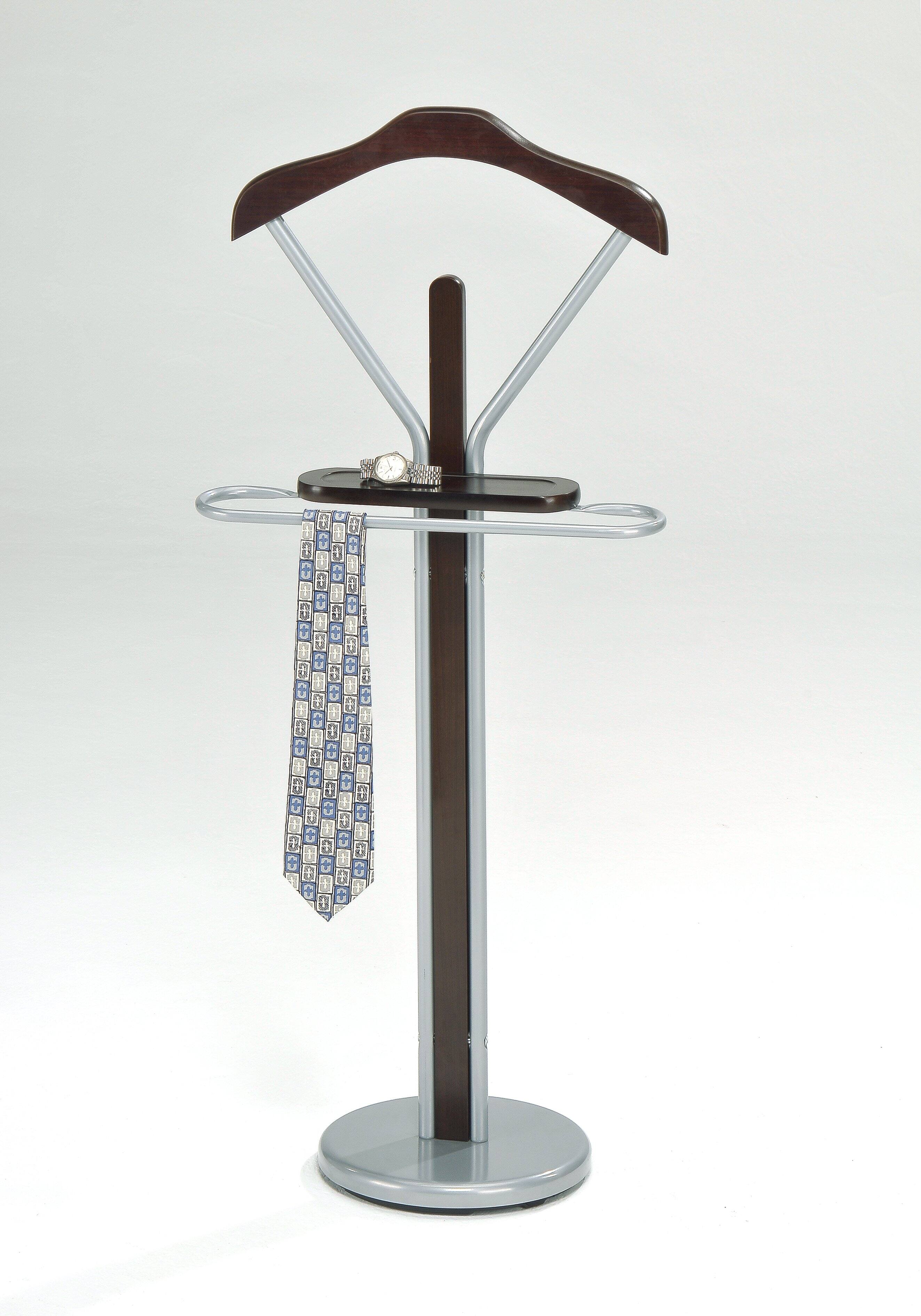 Angle. Kings Brand Furniture - Kings Brand Furniture Parral Freestanding Valet Stand - Silver.