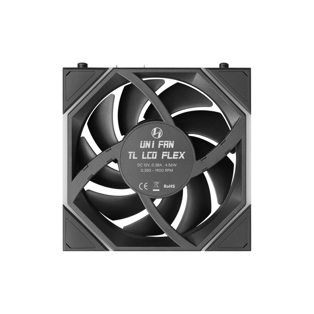 Lian Li UNI FAN TL LCD Flex 120mm Normal Blade ARGB Fan, Single