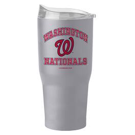 Logo Brands - Washington Nationals 30oz. Stone Powder Coat Tumbler - Multicolor