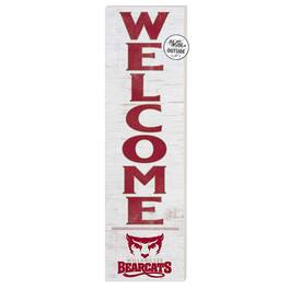 Jardine - Willamette Bearcats 10'' x 35'' Indoor/Outdoor Welcome Sign - White