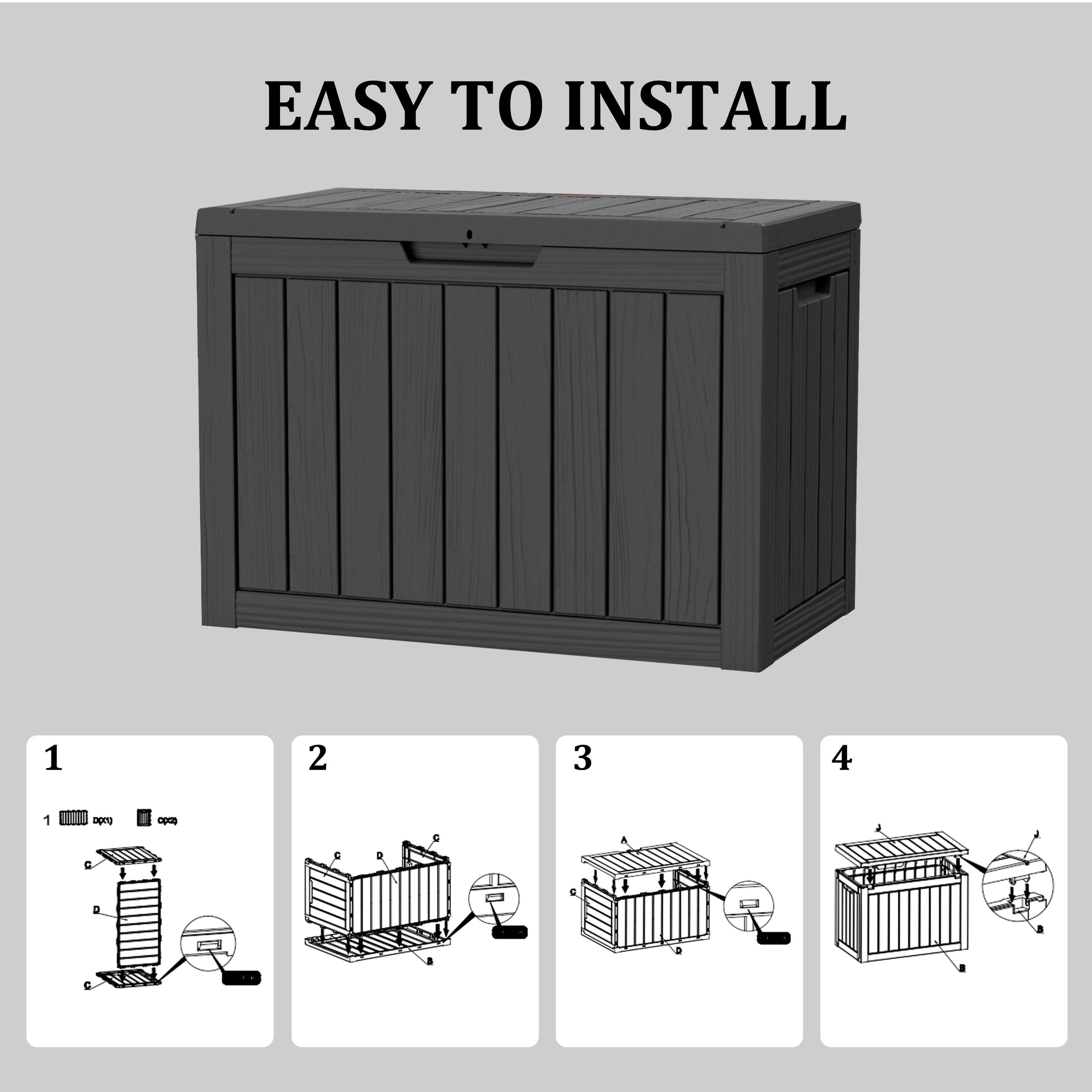 EASY TO INSTALL 1 2 3 4 1 + 1 , E a E a A D C