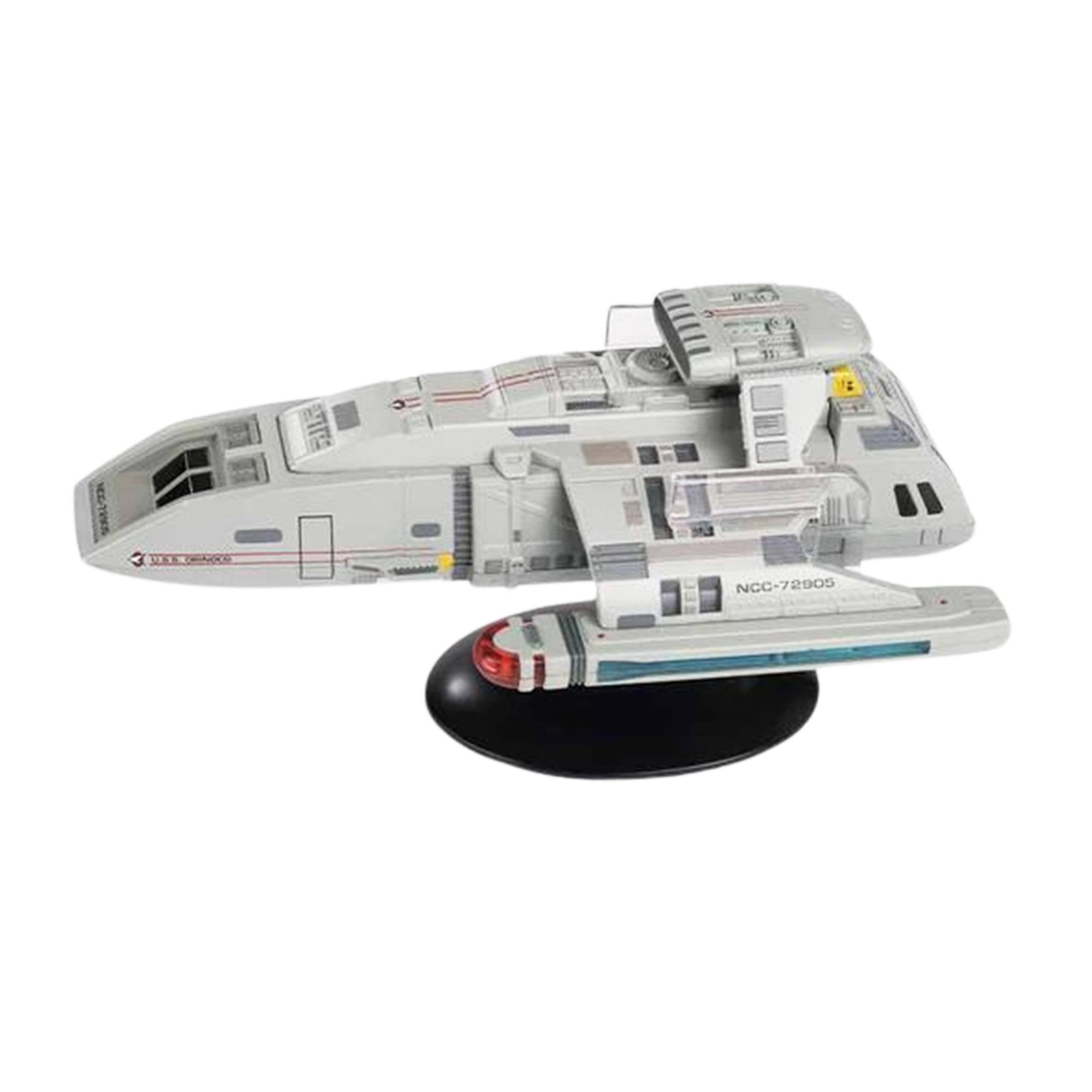 Alt View 4. Eaglemoss - Eaglemoss Star Trek Starship Replica | Runabout CMVC - Grey.
