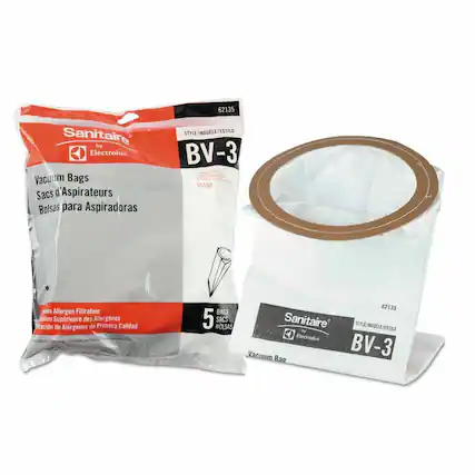 62135
Sanitaire by Electrolux
Vacuum Bags
Sacs d'Aspirateurs
Bolsas para Aspiradoras
STYLE/MODELE/ESTILO BV-3
SC530
Allergen Filtration
Filtration Supérieure des Allergènes
Filtración de Alérgenos de Primera Calidad
5 BAGS
5 SACS
5 BOLSAS
Sanitaire by Electrolux
Vacuum Bag
BV-3