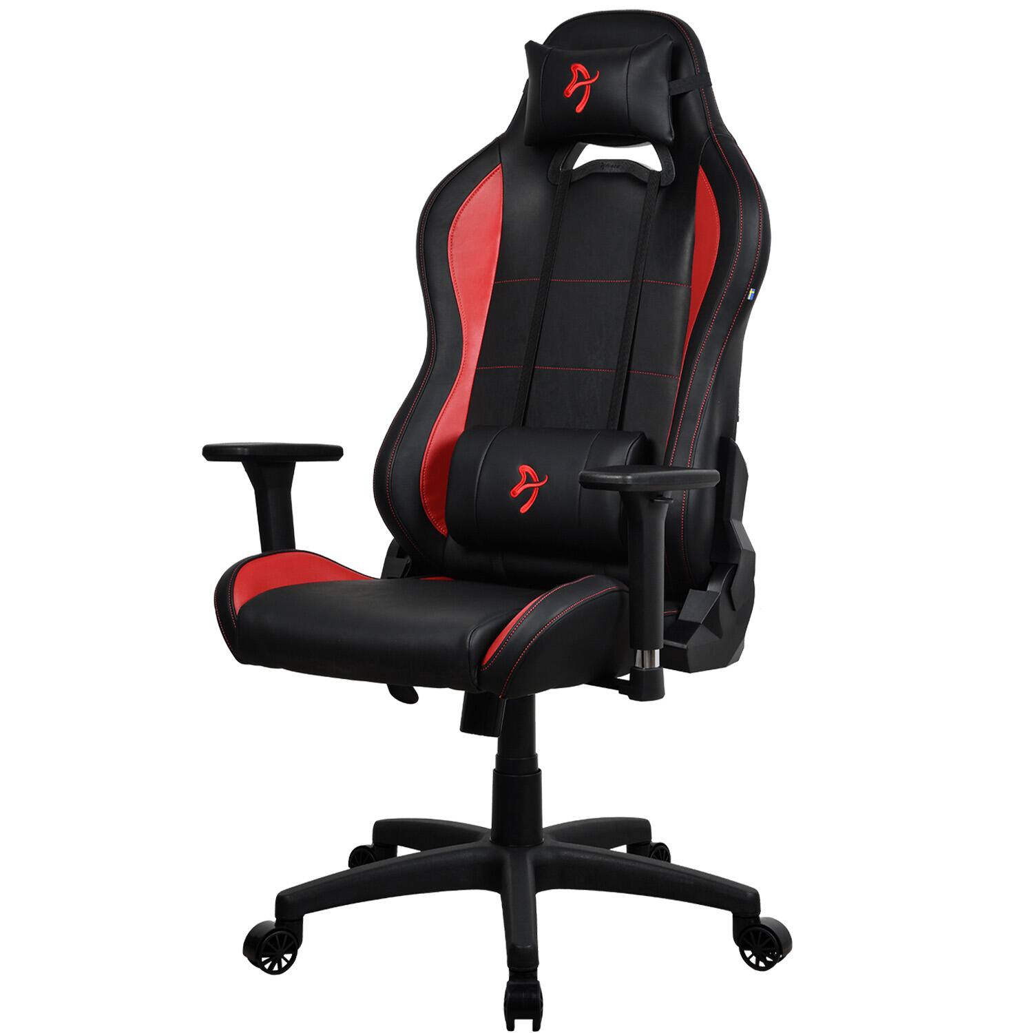 Left. Arozzi - Torretta Soft PU Gaming Chair - Red.