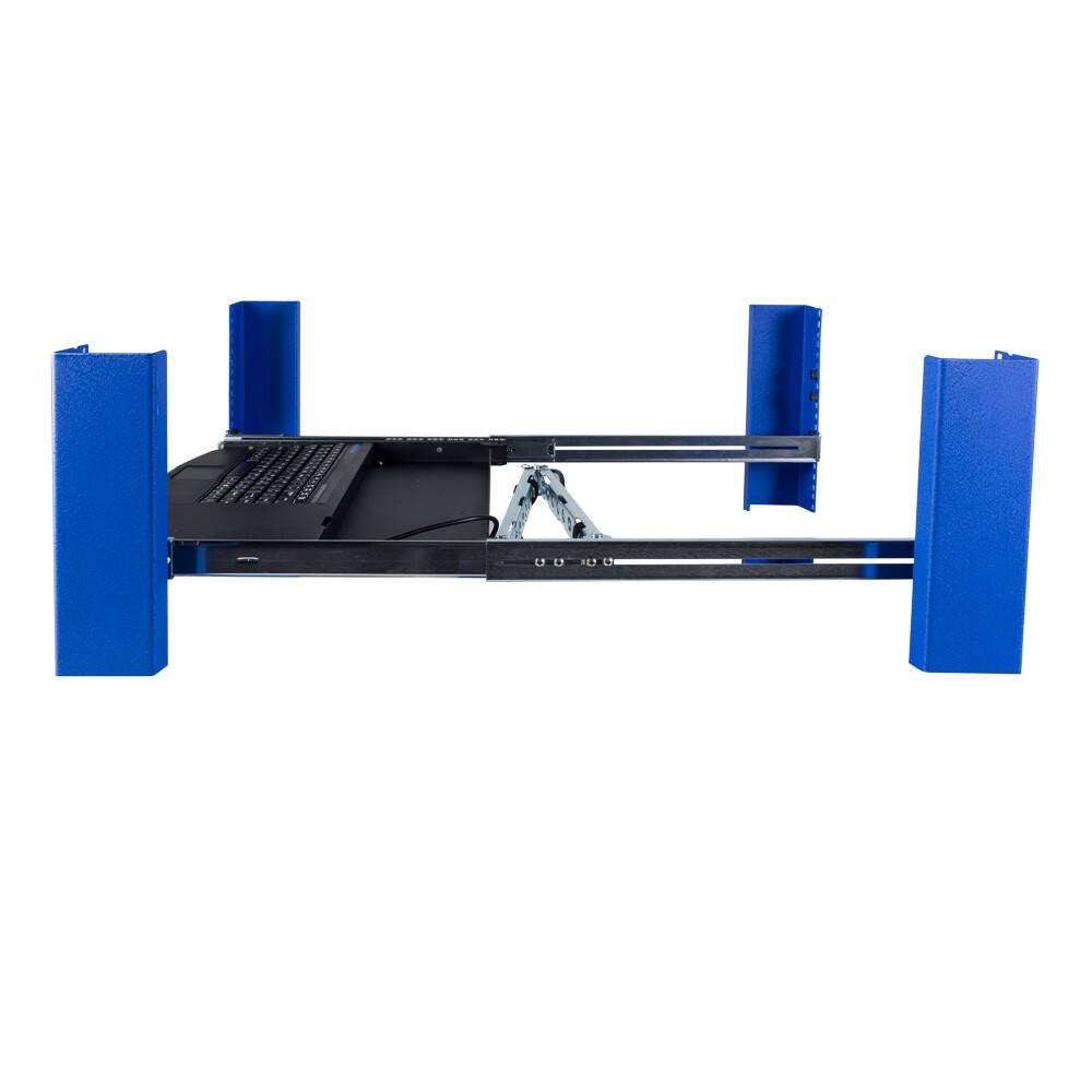 Alt View 1. RackSolutions - RackSolutions 1U Sliding Keyboard Shelf with USB Keyboard - Black.