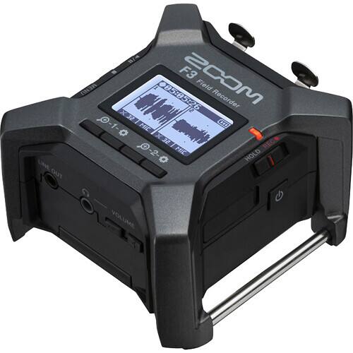 Zoom F3 Professional Field Recorder with Bag and More Bundle Gray