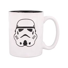 Silver Buffalo - Star Wars Stormtrooper Wax-Resist Ceramic Pottery Mug | Holds 17 Ounces - Multi-Colored
