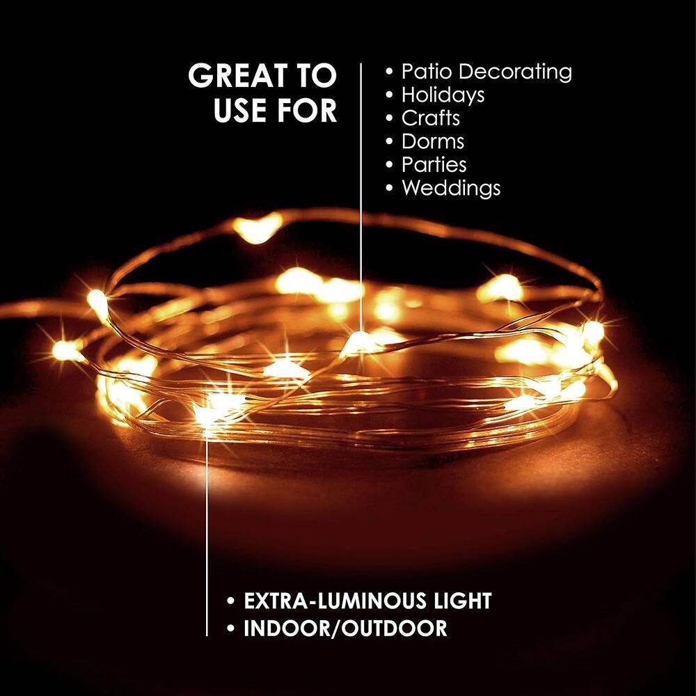 GREAT TO USE FOR

- Patio Decorating
- Holidays
- Crafts
- Dorms
- Parties
- Weddings

EXTRA-LUMINOUS LIGHT
INDOOR/OUTDOOR