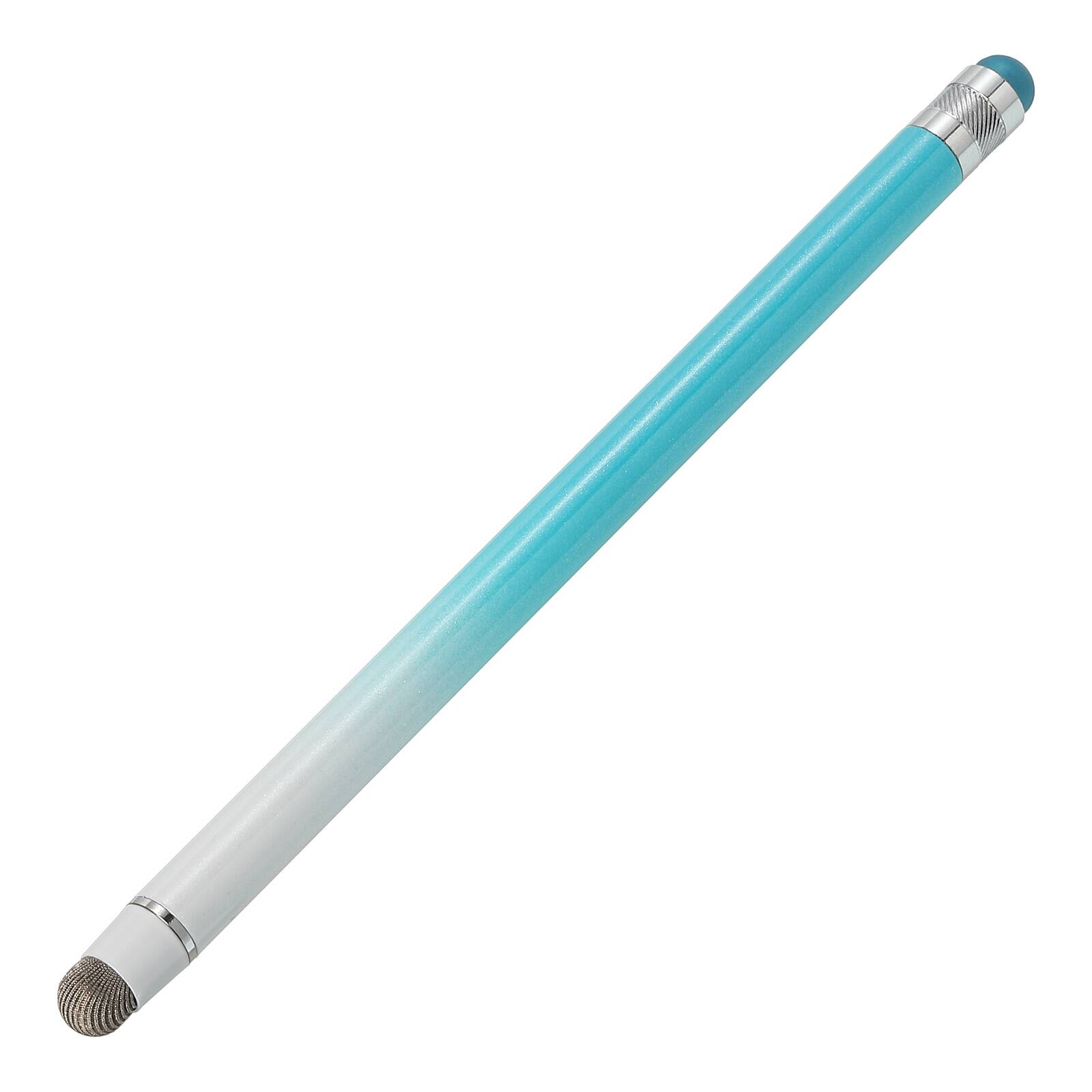 Front. Unique Bargains - Stylus Pens for Touch Screens Rubber & Fiber Dual Tips Capacitive Stylus Universal Tablet Pen Sensitivity Precision - Blue.