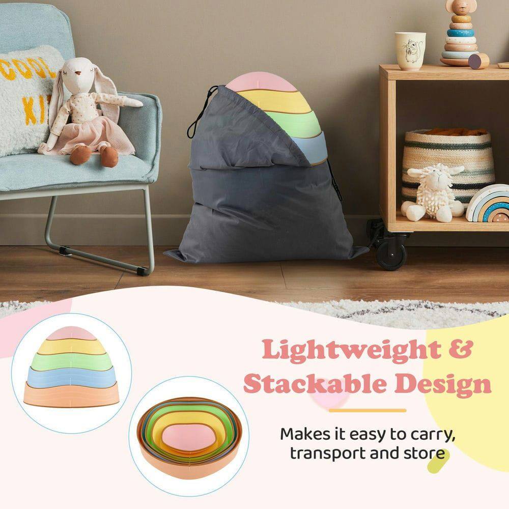 Lightweight & Stackable Design  
Makes it easy to carry, transport and store