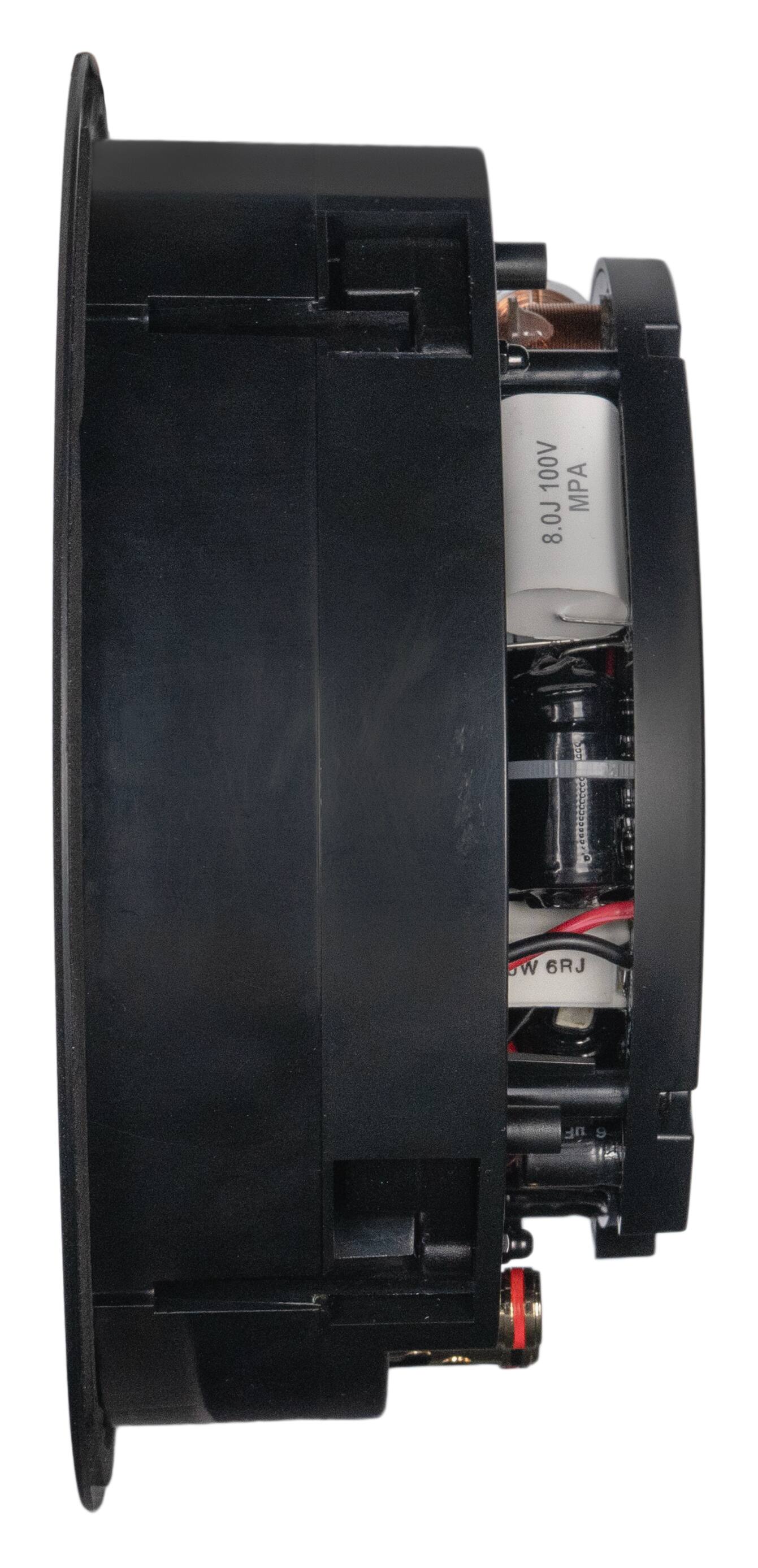 The text on the image reads "100V MPA 8.0J W 6RJ 5A." This text is likely describing the specifications of the motor or device in the image. The numbers and letters represent the voltage, power, and current ratings of the motor. The voltage is 100V, the power is 8.0J, and the current is 5A.