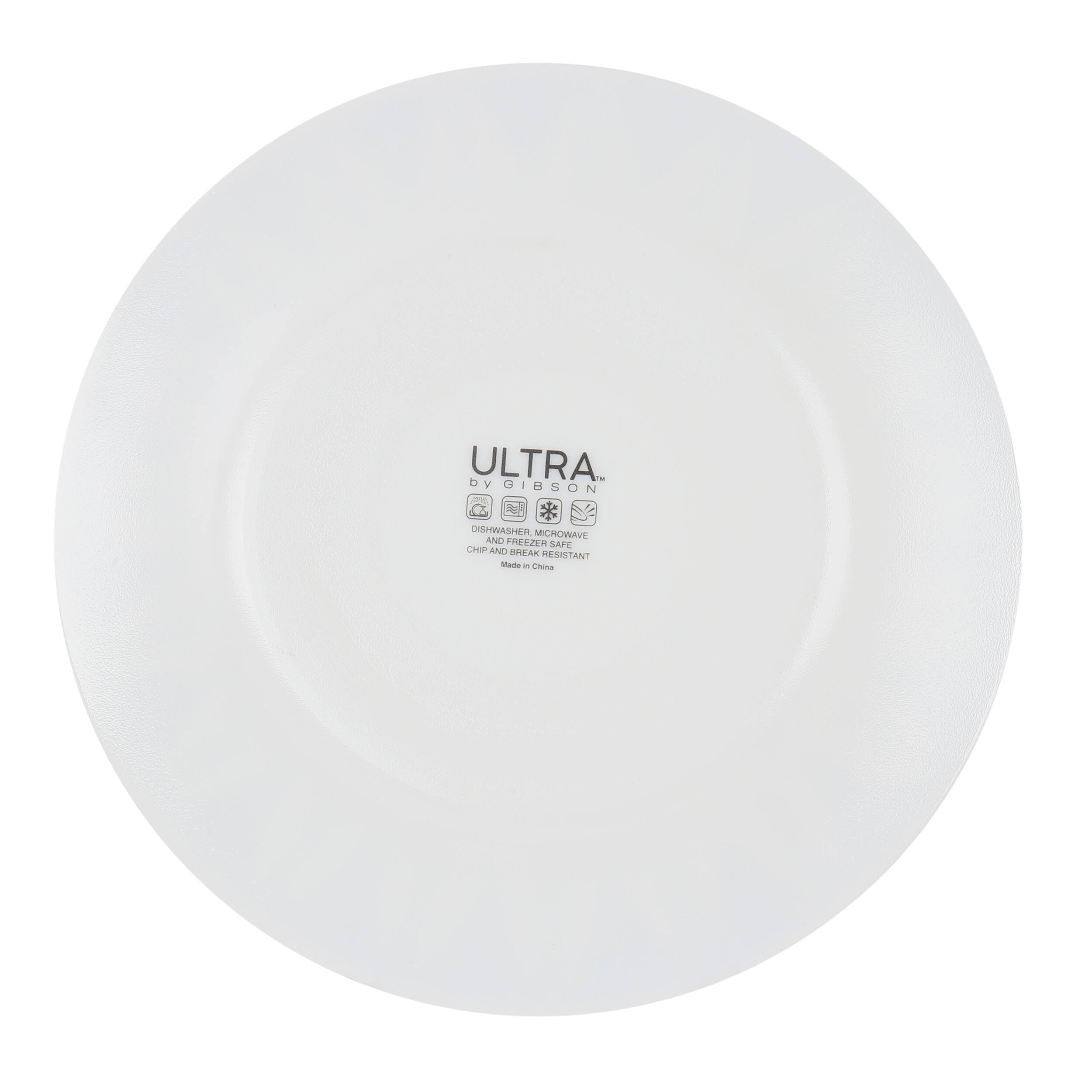 The text on the image reads "ULTRA" and is located in the center of the white plate.