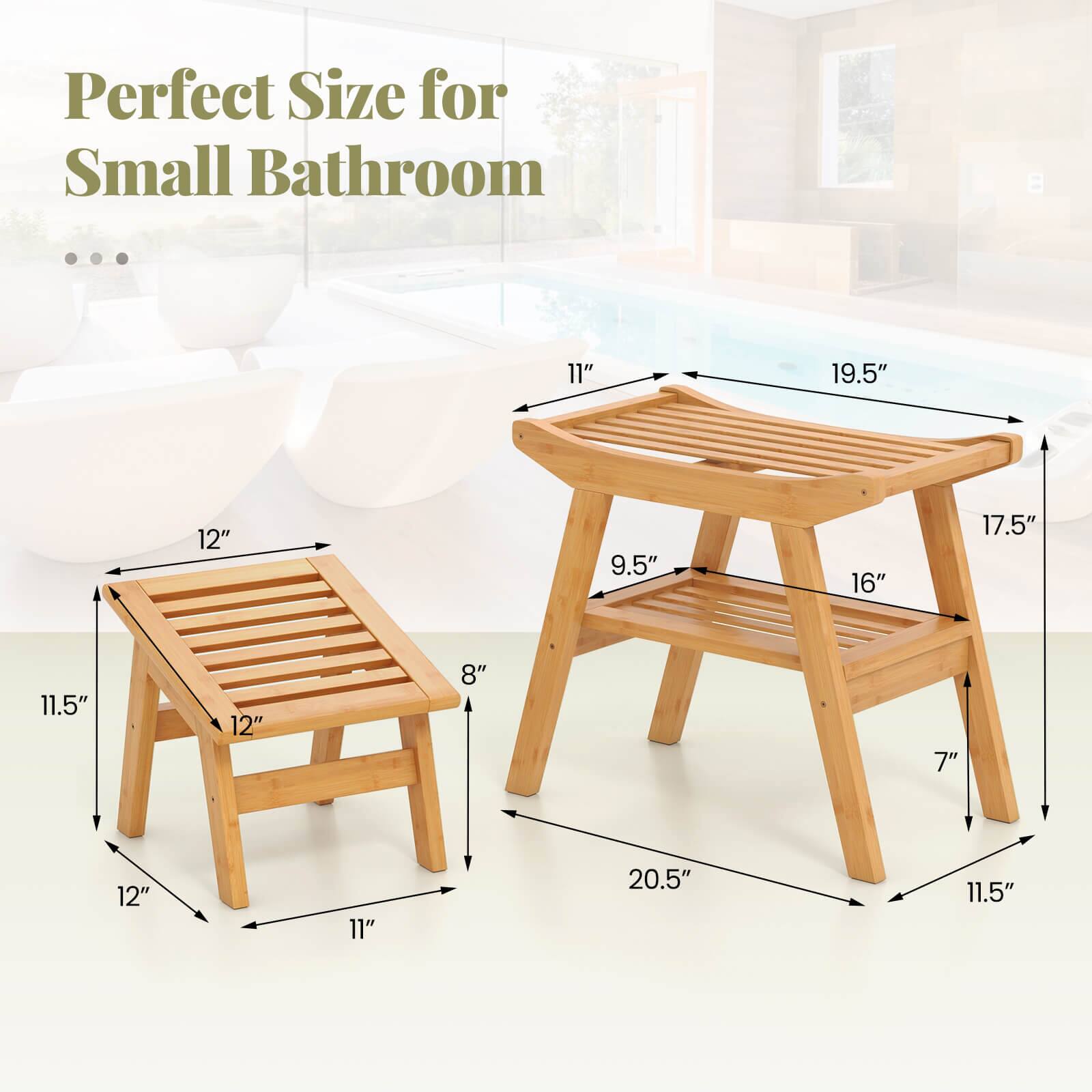 Perfect Size for Small Bathroom ... 11" 19.5" 12" 9.5" 16" 17.5" 11.5" 12" 8" 7" 12" 11" 20.5" 11.5"