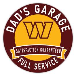 Fan Creations - Washington Commanders 16" Dad's Garage Wood Sign - Multicolor