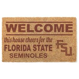 Jardine - Florida State Seminoles 18" x 30" Welcome Doormat - Brown