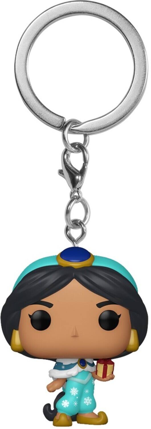 Front. Funko - Funko Keychain: Disney Princess Holiday - Jasmine   - COLLECTIBLES - Multicolor.