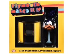 Plymouth Loved Bird Figure with Lemon Twist Hood Stand 1/18 Model by ACME