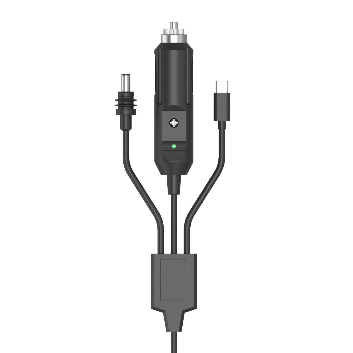 Left. Digipower - 3M (9.8ft) 3 in 1 Power Cable for Starlink Mini, USB-C/DC/12V.