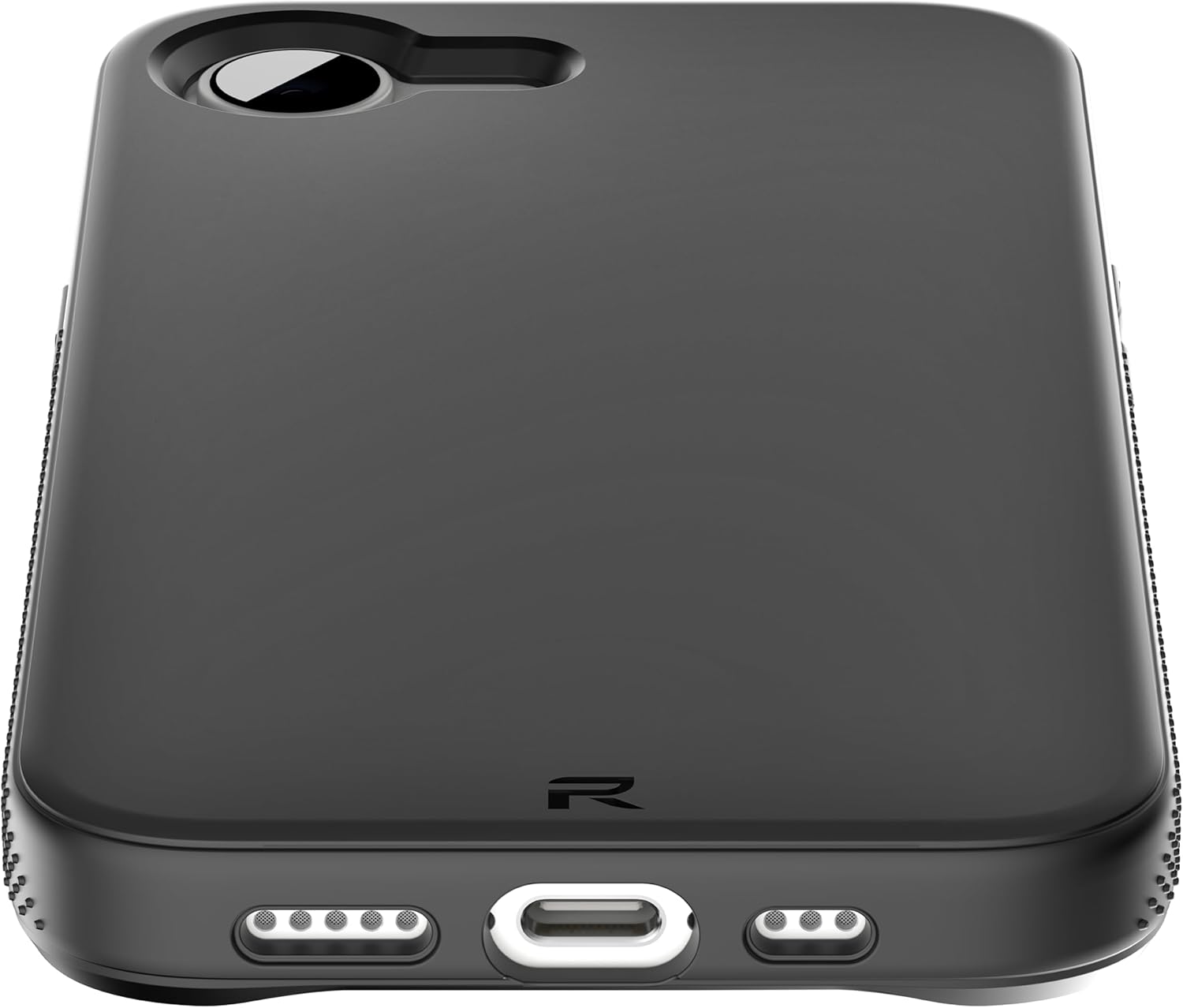 Back. Rebel - Rebel - Air ² Series Case For Apple iPhone 16e - Black - Black.