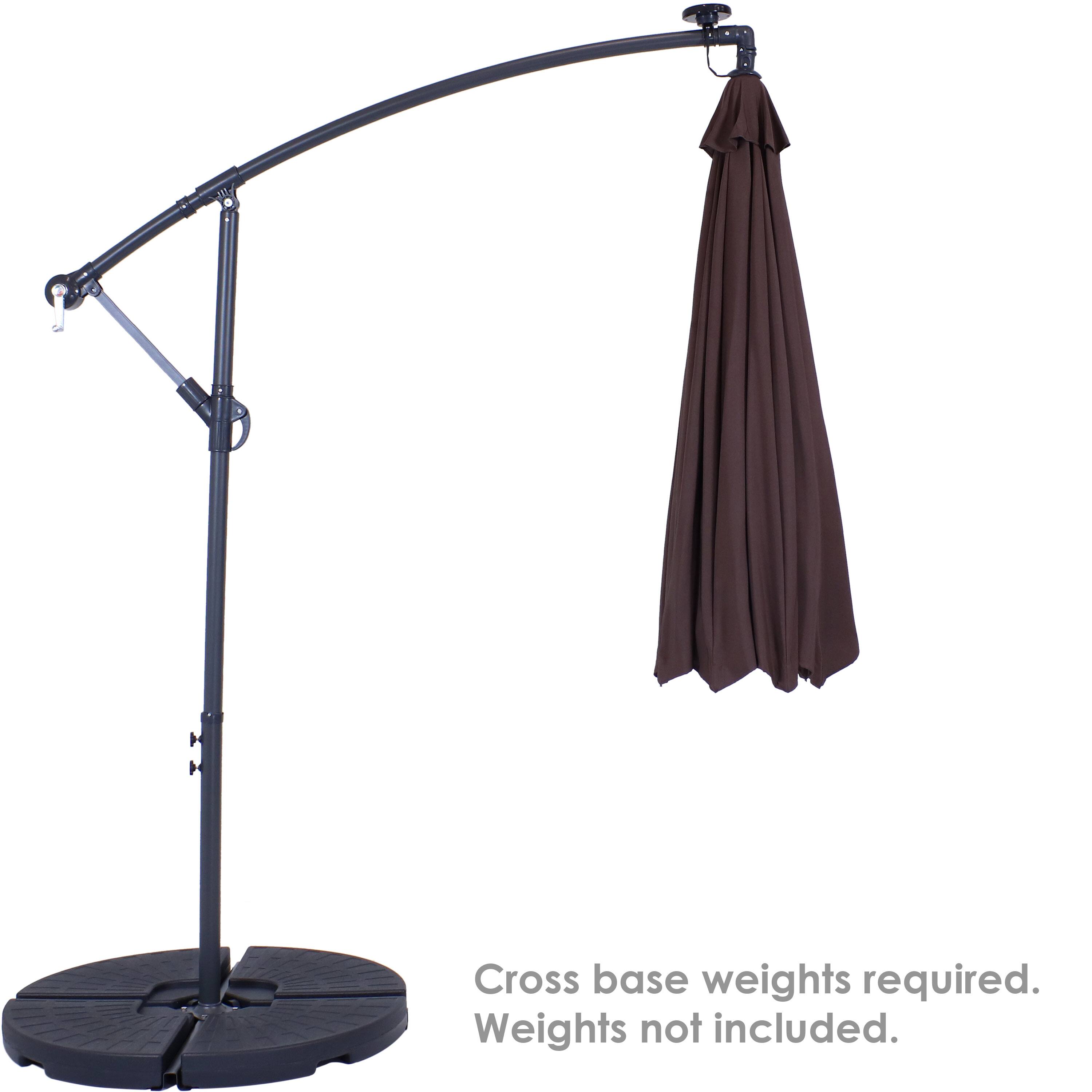 Cross base weights required.  
Weights not included.