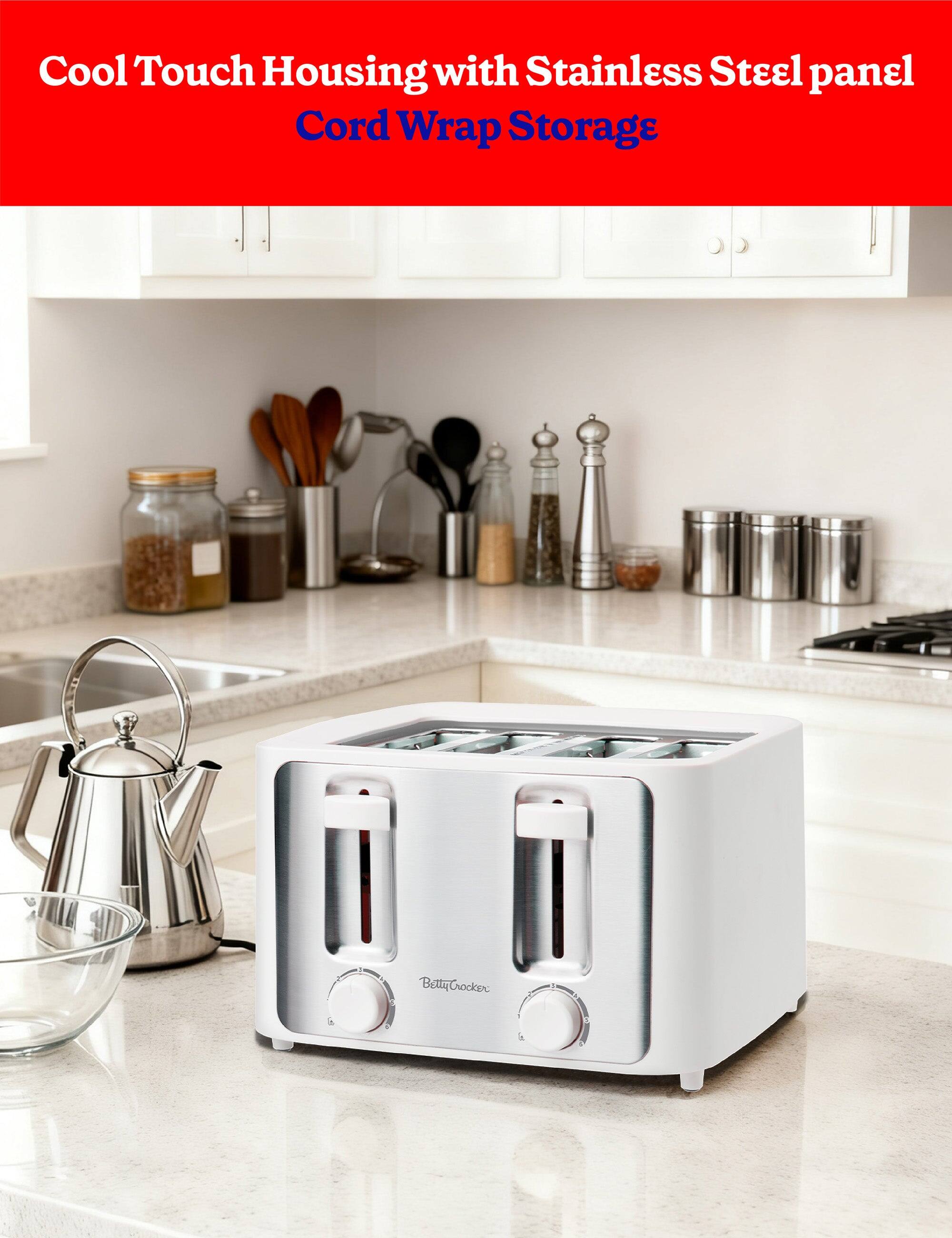 Cool Touch Housing with Stainless Steel panel  
Cord Wrap Storage