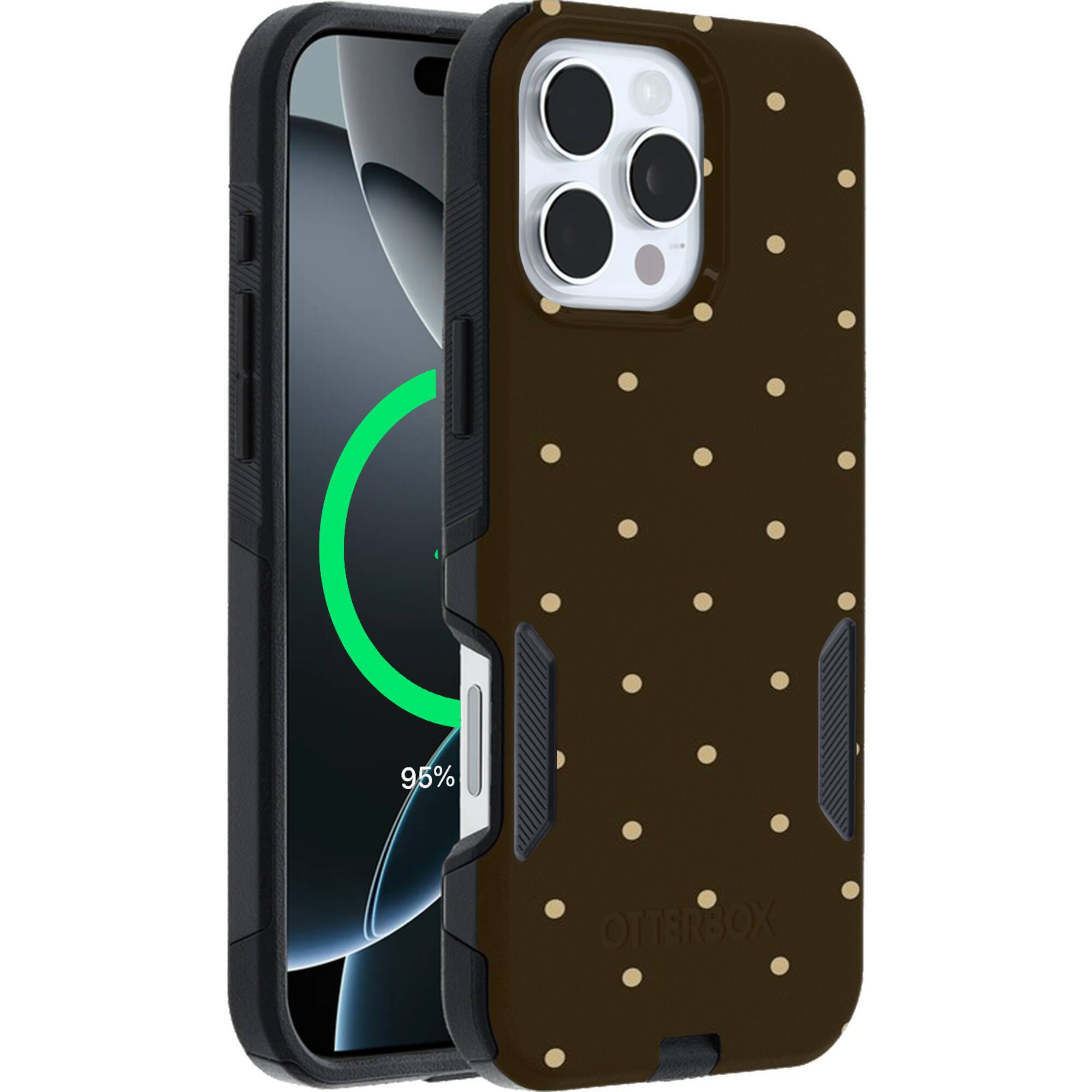 Espresso Polka Dots