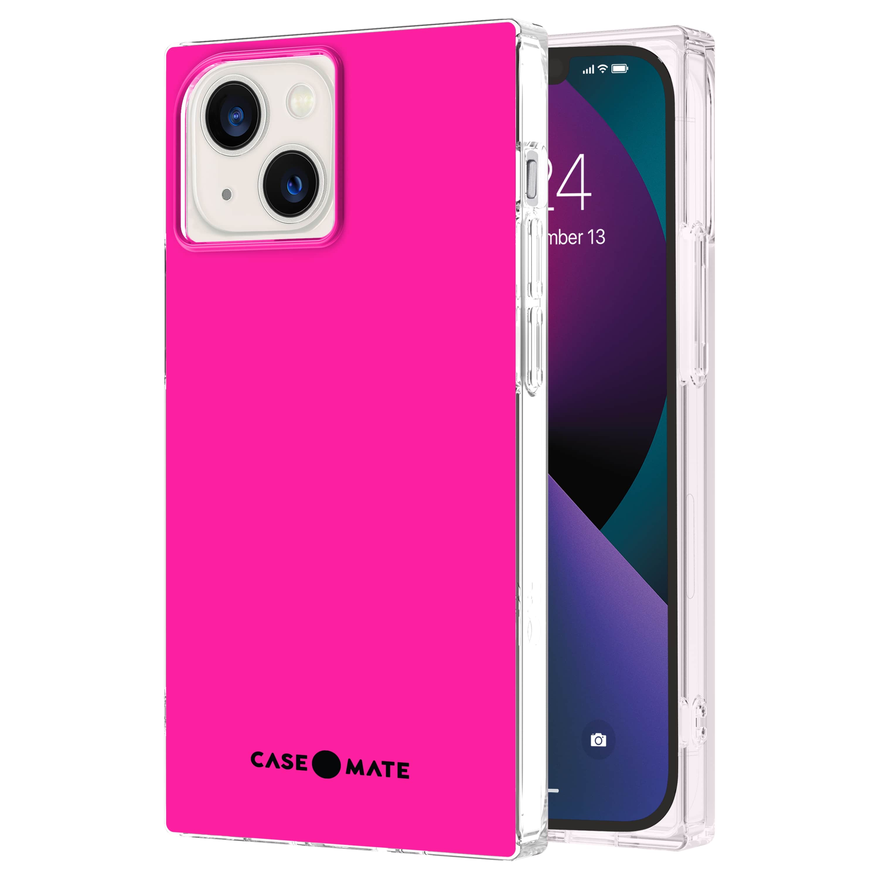 Alt View 1. Case-Mate - Blox Softshell Case for iPhone 13 mini  - Pink.