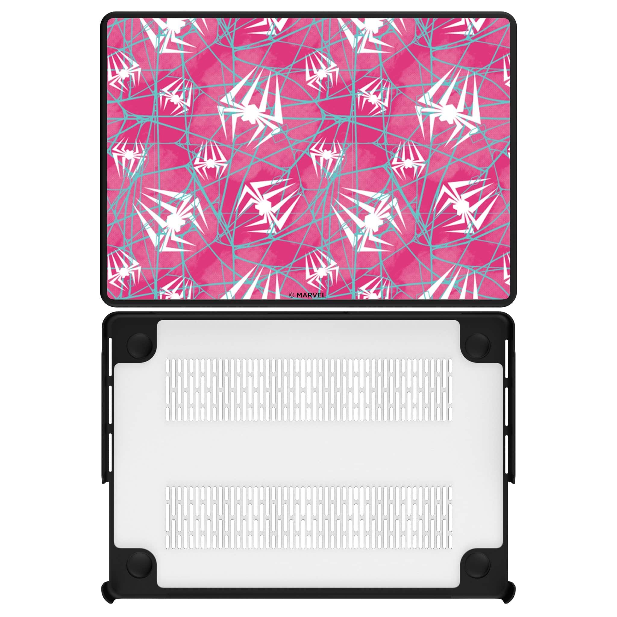Keyscaper - Marvel Pattern Laptop Case - Apple MacBook Pro 14-inch (2021)/(2023) - Spider-Gwen