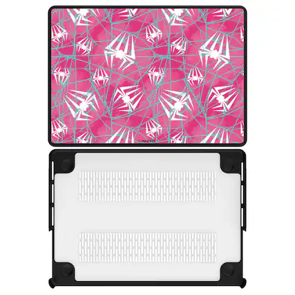 Front. Keyscaper - Marvel Pattern Laptop Case - Apple MacBook Pro (13-inch, 2020) - Spider-Gwen.