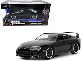 1995 Toyota Supra "Fast & Furious" Movie 1/32 Diecast Model Car by Jada - Black