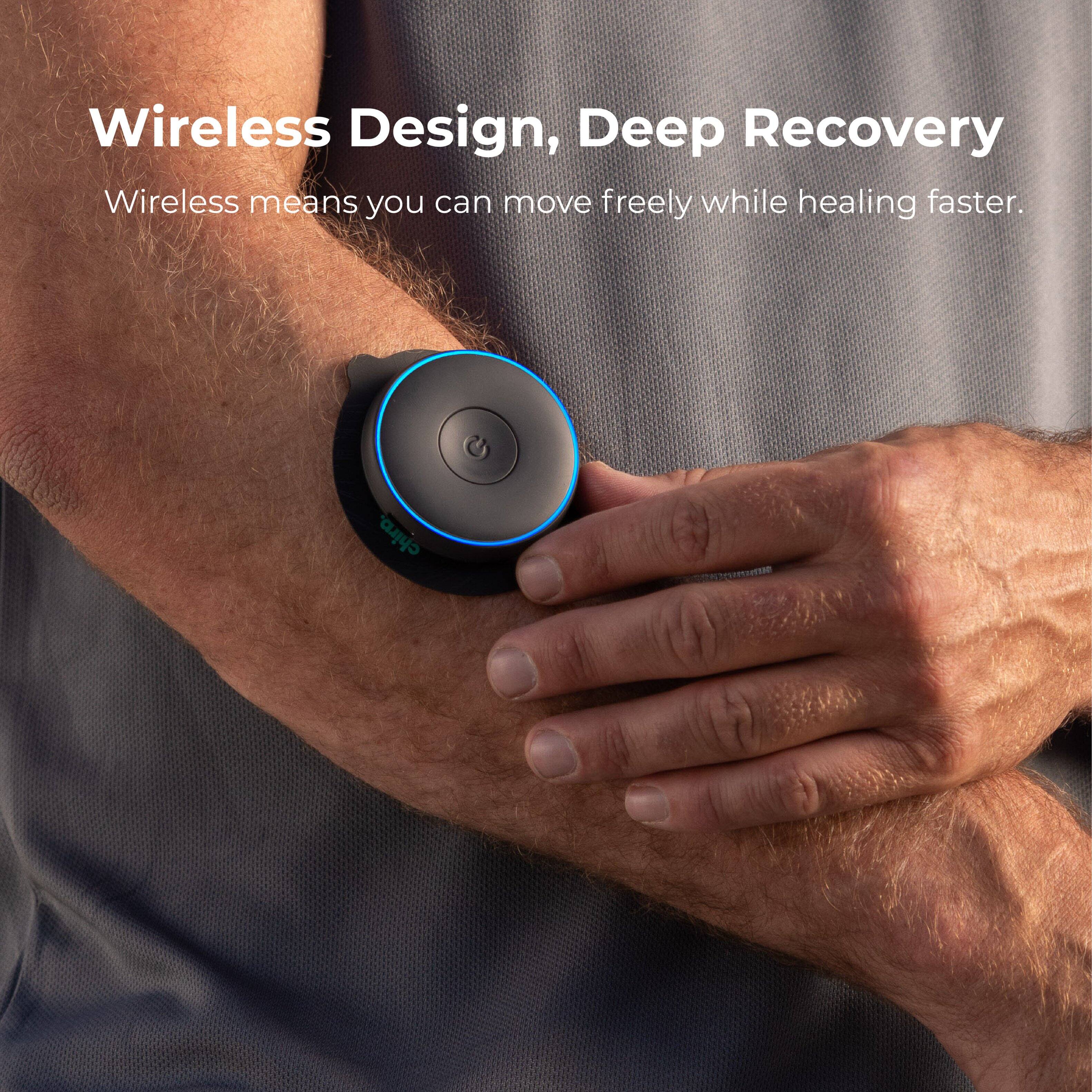 Wireless Design, Deep Recovery

Wireless means you can move freely while healing faster.