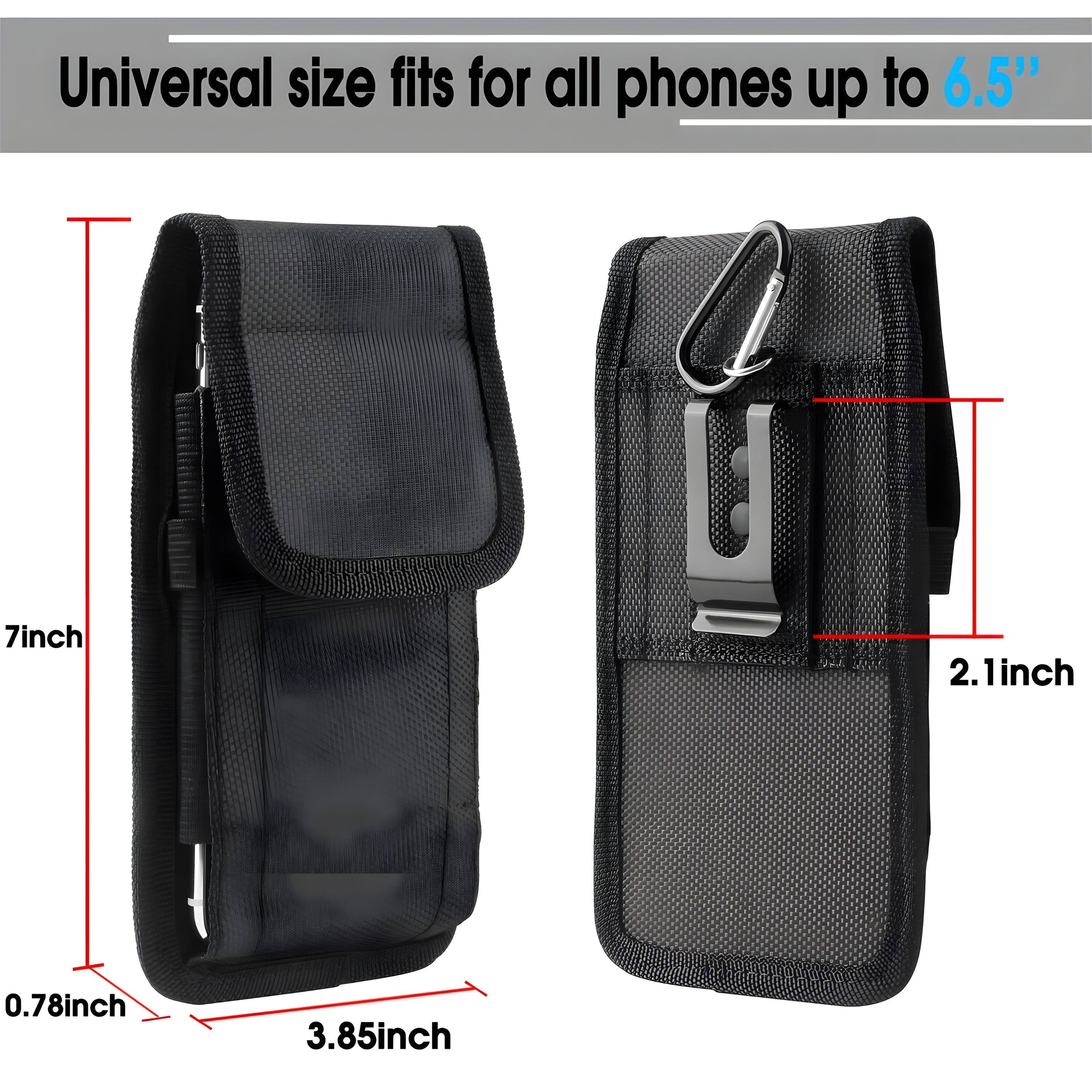 Universal size fits for all phones up to 6.5"

7inch

2.1inch

0.78inch

3.85inch