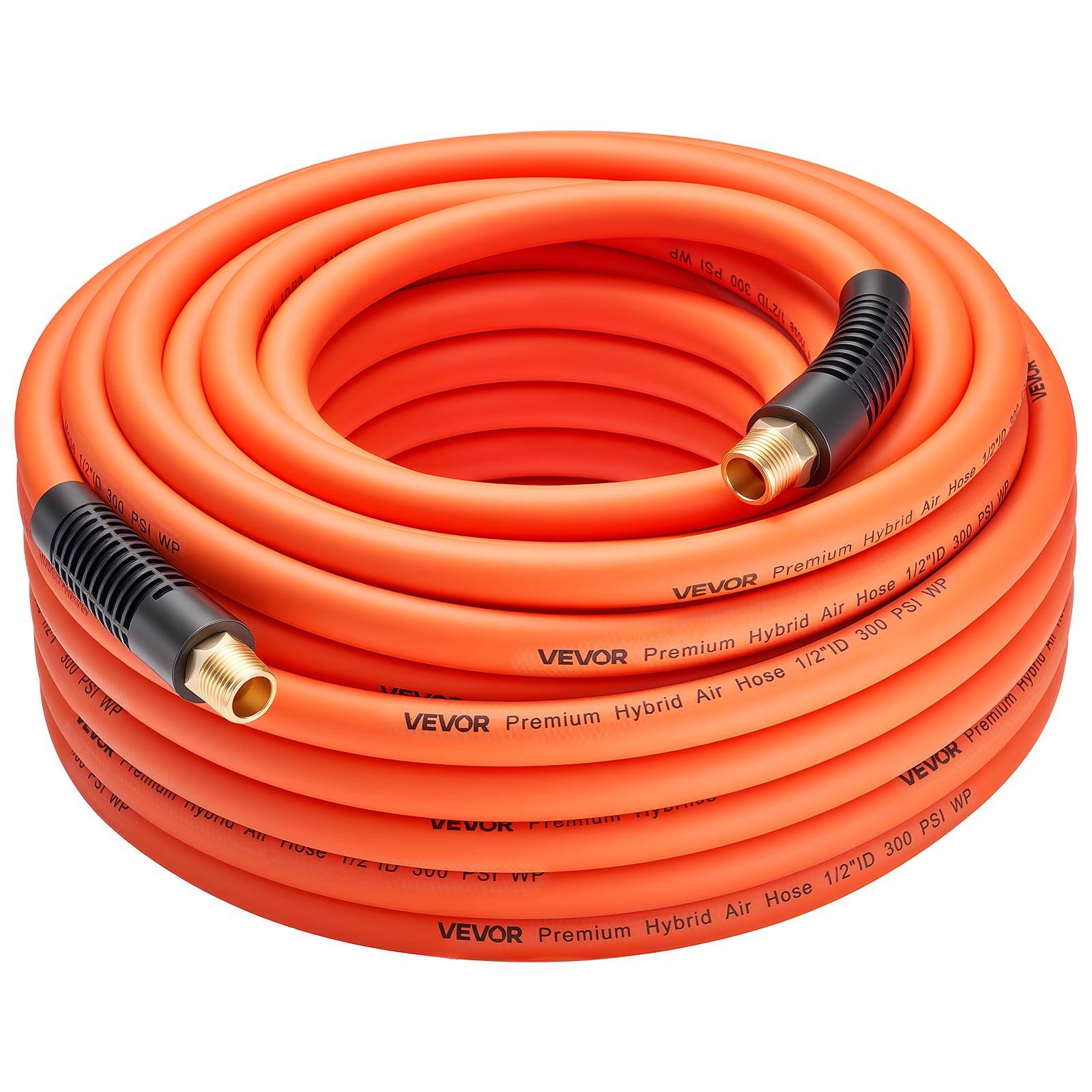 VEVOR Premium Hybrid Air Hose 1/2"ID 300 PSI WP