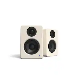 Kanto - YU2 Powered Desktop Computer Speakers | 3" Drivers 3/4" Silk Dome Tweeter | 50 W RMS | Pair - Matte Cream