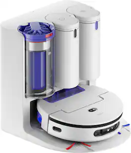 Dyson - R3 Nurovi Spot+Scrub UV Robot Vacuum - Silver/Vinca Blue