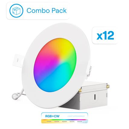 Combo Pack x12 - RGB+CW + LIGHT APPEARANCE 2700K 3000K 4000K 5000K 6500K day light