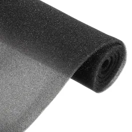 Unique Bargains - Speaker Mesh PRO Grill Mesh Sponge Foam Cover Dustproof Acoustic Foam 3mm Thick for Stage/DJ Audio, 200x100cm - Black