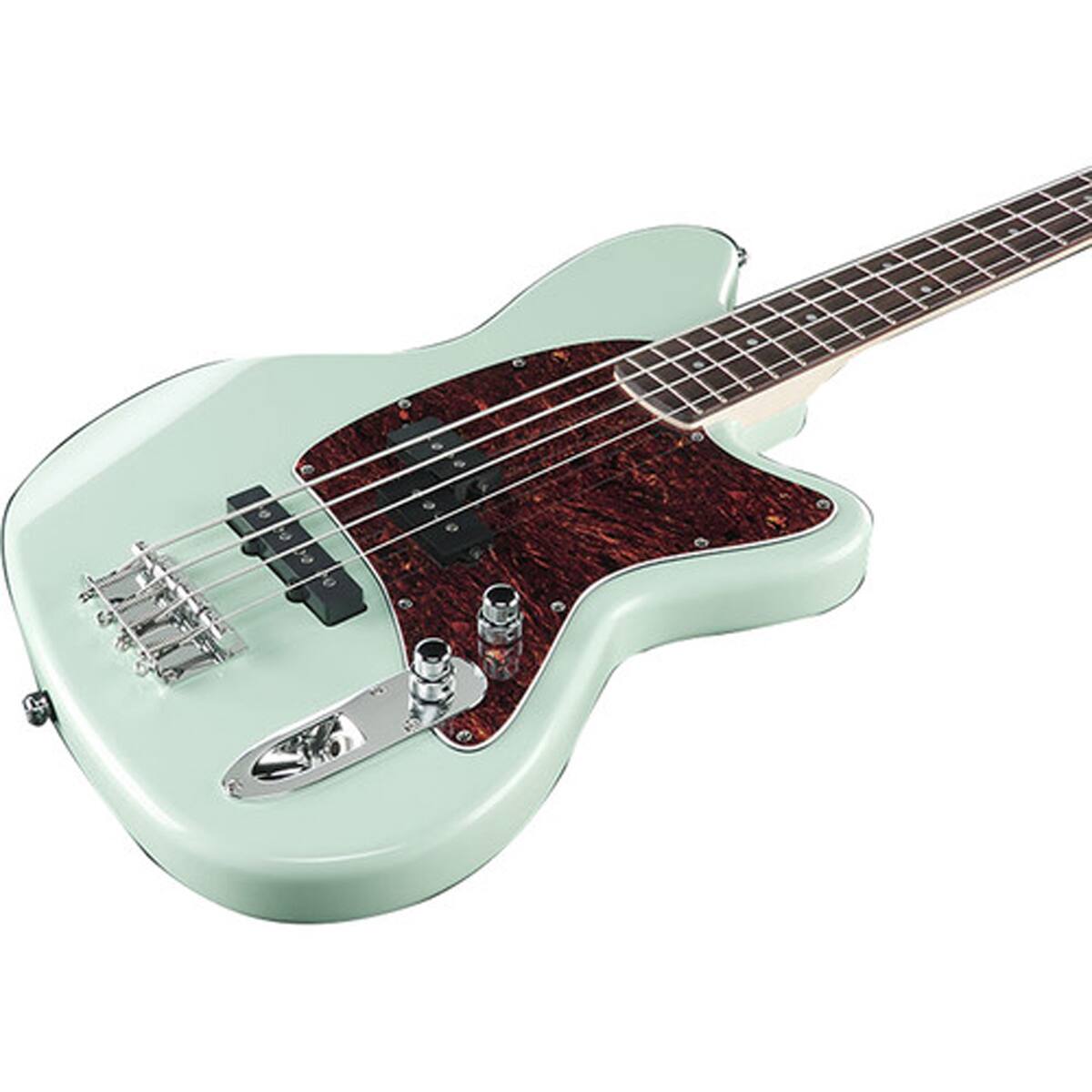 Alt View 1. Ibanez - Ibanez Talman Series TMB100 Electric Bass Guitar, Rosewood Fretboard, Mint Green.