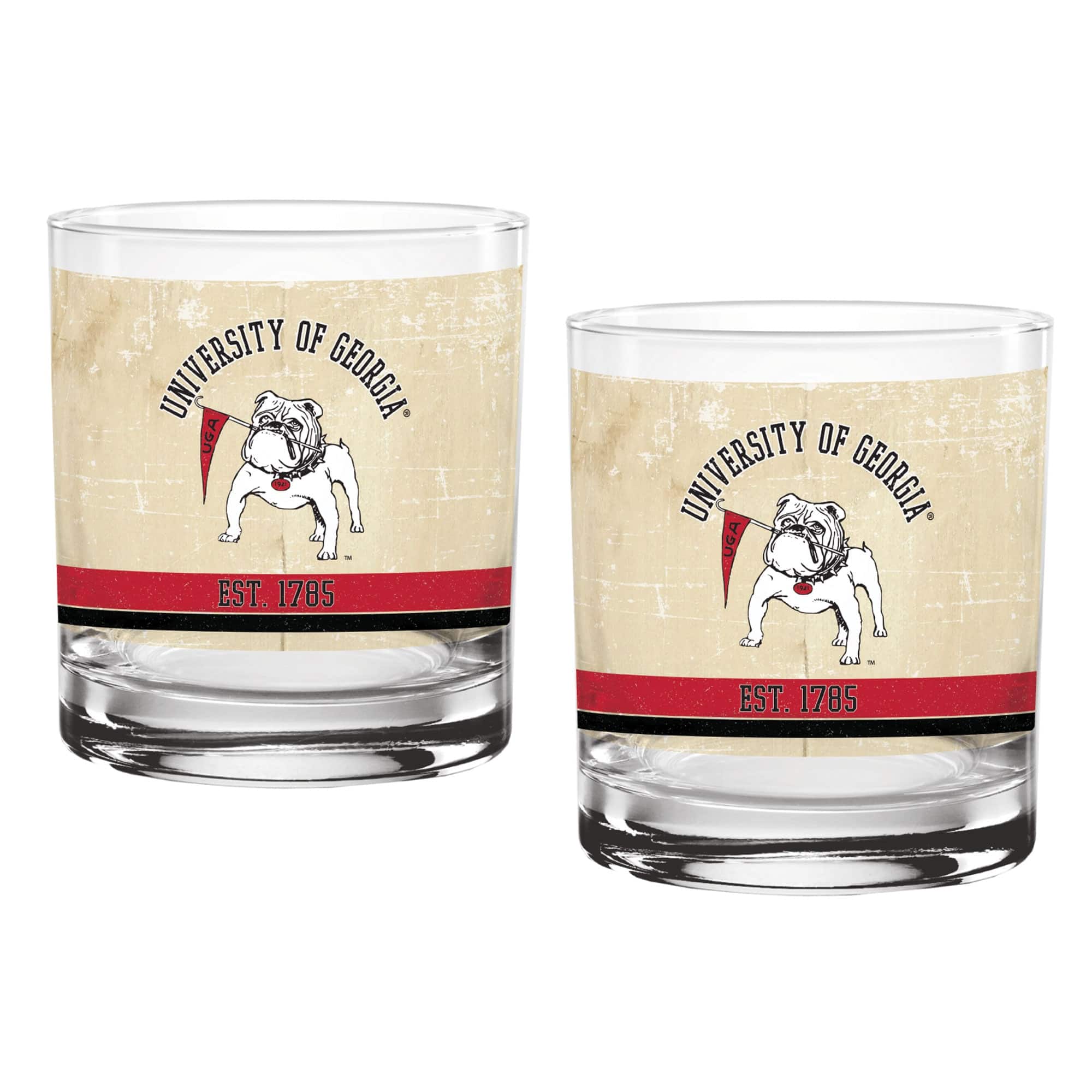 Georgia Bulldogs Glass Set