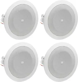 JBL - 8124 | 4-inch, Full-range, In-Ceiling Loudspeaker - White