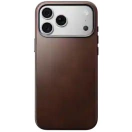 Nomad - Traditional Leather Series Case for Apple iPhone 18 Pro Max/iPhone 17 Pro Max Horween Leather - Rustic Brown